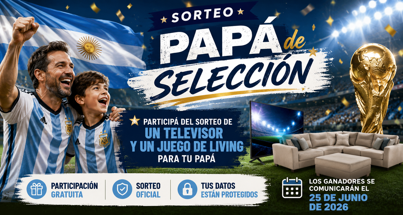 Sorteo Papá de Selección